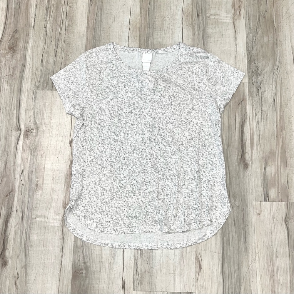 H&M Black & White Polka Dot Short Sleeve Tee - NWT